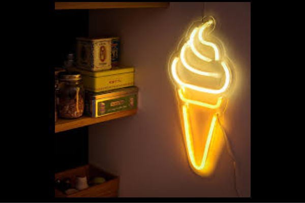 ネオン ソフトクリーム Ice Cream アイスクリーム アイス ジョッキ イラスト ネオンライト 電飾 Led ライトの通販はau Pay マーケット ワールドショップ