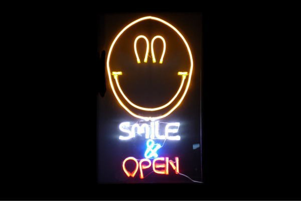 販売売上 SMILE OPEN【オープン】【カフェ】【BAR】【バー】【レストラン】【スマイル】【ニコチャン】【ネオンライト】【電飾】【LED】 