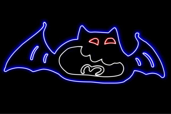 【ネオン】コウモリ【こうもり】【バンパイア】【ハロウィン】【トリ】【鳥】【動物】【アニマル】【ネオンライト】【電飾】【LED】【ライト】【サイン】【neon】【看板】【イルミネーション】【インテリア】【店舗】【ネオンサイン】【アメリカン雑貨】【おしゃれ】