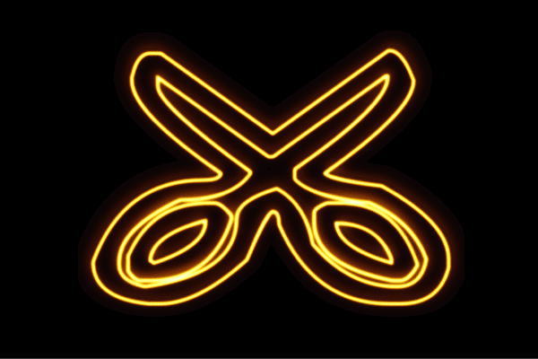 【ネオン】はさみ【4】【ハサミ】【ヘアーサロン】【美容室】【美容院】【ヘアーカット】【バーバー】【床屋】【ネオンライト】【電飾】【LED】【ライト】【サイン】【neon】【看板】【イルミネーション】【インテリア】【店舗】【ネオンサイン】【アメリカン雑貨】の通販は 20,231円