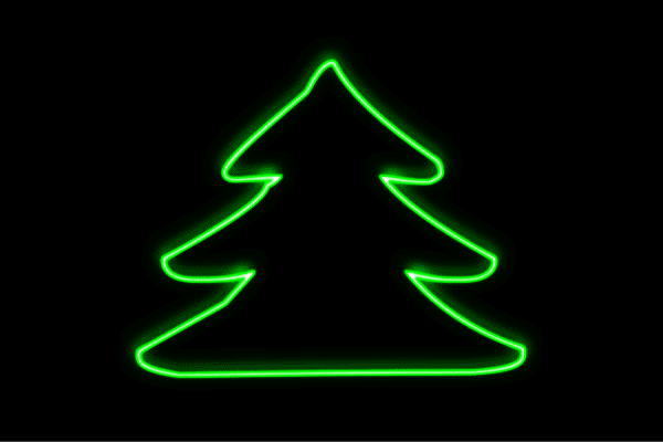 ネオンサイン  LEDネオン看板 お洒落インテリア クリスマス　ツリー イベント DENKO HOME（電光ホーム） LED ネオンサイン クリスマスツリー USB