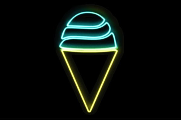 ネオン ソフトクリーム 6 Ice Cream アイスクリーム アイス イラスト ネオンライト 電飾 Led ライト サの通販はau Pay マーケット ワールドショップ