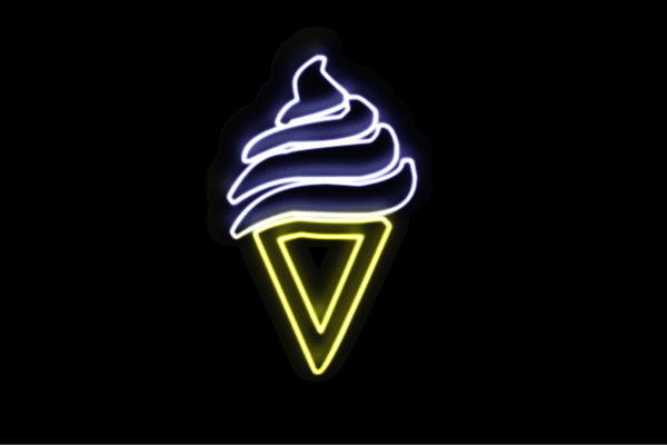 ネオン】ソフトクリーム【13】【ICE CREAM】【アイスクリーム