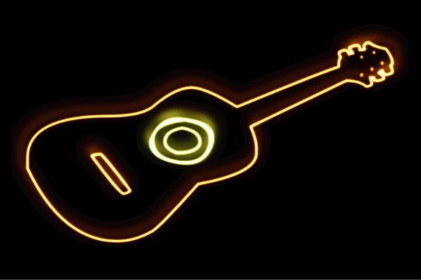 ネオン ギター 2 バイオリン ウクレレ 楽器 音楽 アイコン イラスト ネオンライト 電飾 Led ライト の通販はau Pay マーケット ワールドショップ
