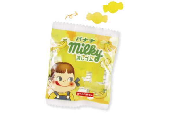 ペコちゃん ミルキー消しゴム バナナ ミルキー 不二家 Milky ママの味 ペコ ふじや 消しゴム けしごむ の通販はau Pay マーケット ワールドショップ