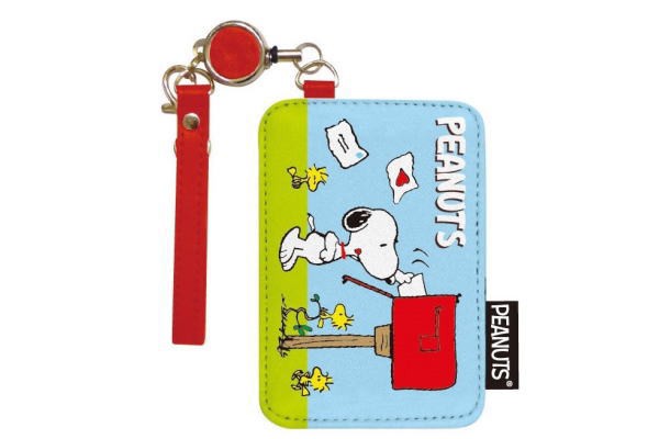 スヌーピー Snoopy リール付きパスケース ポスト ピーナッツ ウッドストック すぬーぴー アニメ 70th 70周年 の通販はau Pay マーケット ワールドショップ