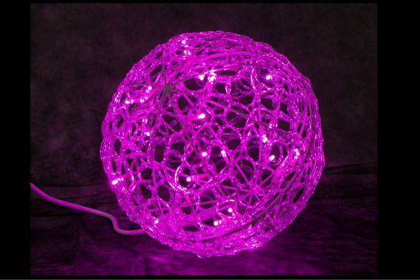 【イルミネーション】クリスタルグローボール【ピンク】【30cm】【ボール】【ぼーる】【球】【ライト】【LED】【3D】【装飾】【飾り】【アート】【輝き】【電飾】【モチーフ】【イルミ】【クリスタル】【グロー】【クリスマス】の通販は