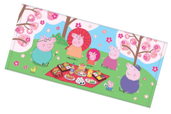 ペッパピッグ フェイスタオル お花見ペッパ たおる アニメ こぶた ジョージピッグ キッズ 子供 キャラクター の通販はau Pay マーケット ワールドショップ