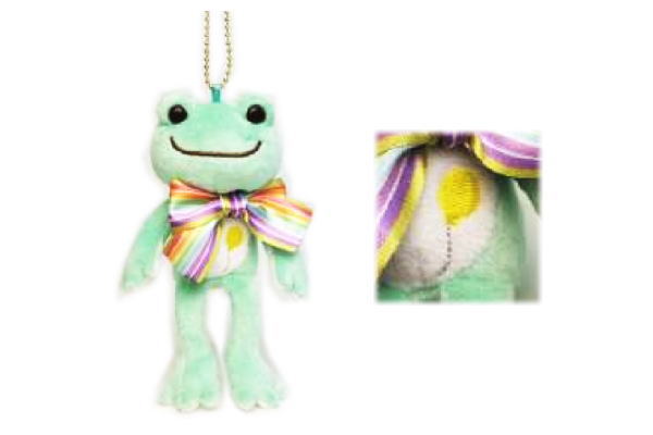 かえるのピクルス マスコットキーホルダー にじいろリボン グリーン ピクルス ぴくるす かえる カエル カエルのピの通販はau Pay マーケット ワールドショップ