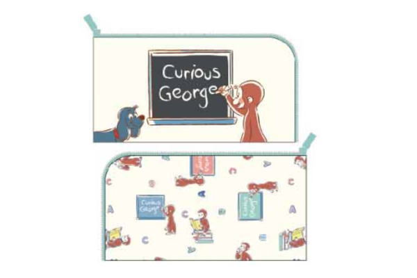おさるのジョージ 抗菌マスクポーチ アルファベット おさる さる ジョージ ひとまねこざる Curious George 絵本 の通販はau Pay マーケット ワールドショップ