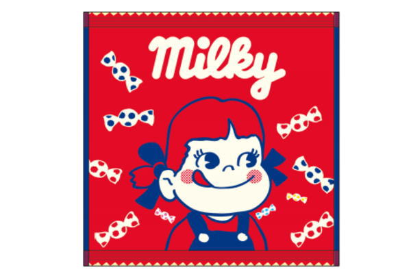 ペコちゃん】ミニタオル【ミルキーキャンディ】【ペコとポコ