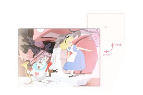 日本製 ディズニーキャラクター クリアファイル アリスと白うさぎ 不思議の国のアリス アリスインワンダーランド ディズの通販はau Pay マーケット ワールドショップ