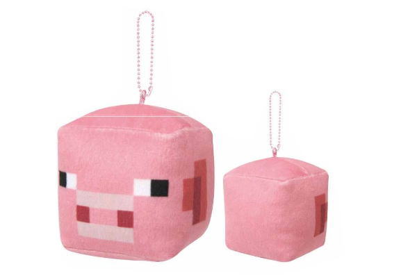 【Minecraft】【マインクラフト】キューブボールチェーンマスコット【ブタ】【マイクラ】【ブロック】【ゲーム】【ビデオゲーム】【キーホルダー】【キーリング】【鍵】【マスコット】【ぬいぐるみ】【人形】【雑貨】【グッズ】【かわいい】