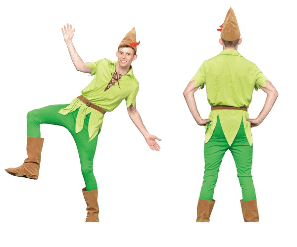 グリーンピーターヒーロ　正義の味方　ピーターパン　パーティ　仮装　コスプレ　これひとつで本物のファンタジーの主役☆AOIコレクションのコスプレ♪コスチューム　　 　大
