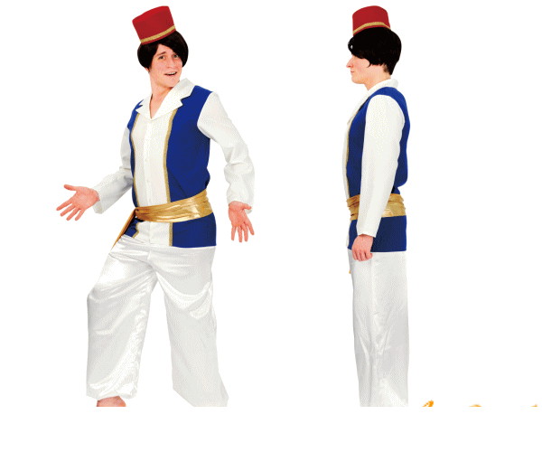 アラビアンプリンスアラビア　ダンス　王子　エジプト　白色アラビアンパンツと、ゴールドの腰帯が印象的☆AOIコレクションのコス♪コスプレ　衣装　コスチューム　　 　大 　ハロウィン　仮装の通販は 5,881円