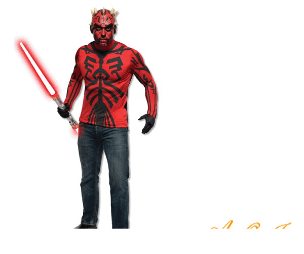 大人用 ダースモールキット(スターウォーズ)Darth Maul　かぶりもの　STARWARS　仮装　パーティ　色々付いたダースモールの変身キット♪☆AOIコレクションのコスプレシリーズ♪コスプレ　衣装　コスチューム　 　大