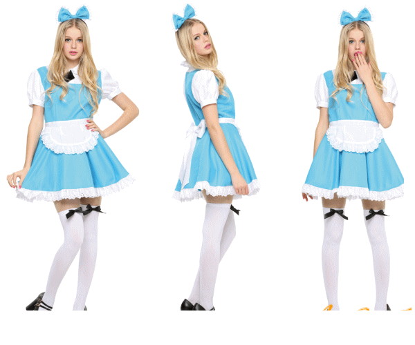 レディ　852(C)964　PPF　ピピメイド ブルーPipi-fitch　ブランド　アメリカ　パーティ　Pipi-fitchのコスチュームはポップでキュート AOIコレクションコスプレシリーズコスプレ　衣装　仮装　コスチューム　大