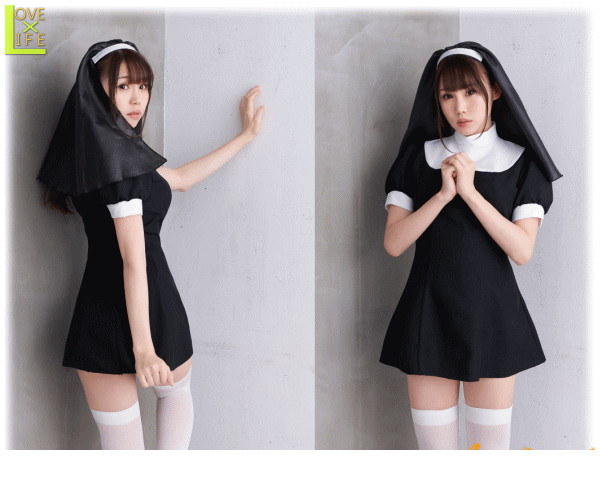 レディ　Sherry's Closet　プライベートシスターシスター　教会　かわいい　セクシー　仮装　衣装　コスプレ　コスチューム　ハロウィン　パーティ　イベント　イベントやクラブで目立っちゃおう キュートな仕上がりで目立つこと間違いなし 6,260円