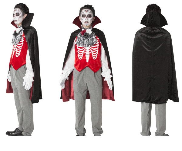 メンズ　ヴァンパイア吸血鬼　バンパイア　シュガースカル　ハロウィン　コスプレ　コスチューム　衣装　仮装　集団仮装　かわいいの通販は