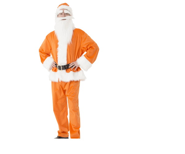 メンズ　GOGOサンタサンオレンジ　サンタ　クリスマス　コスプレ　コスチューム　衣装　仮装　パーティ　かわいい