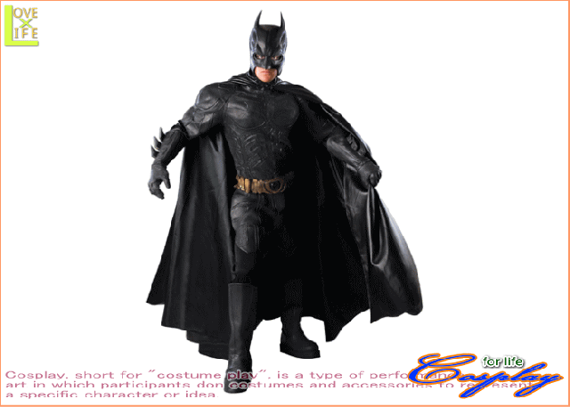 【メンズ】【56R311】 バットマン Batman (The Dark Knight)【仮装】【パーティ】映画の撮影に使えるクオリィティ♪☆当店のコスプレシリ
