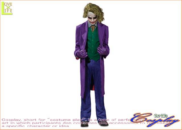 【メンズ】【56R215】 ジョーカー グランド ヘリテイジ(The Dark Knight)【仮装】【パーティ】バットマンの宿敵・ジョーカー♪☆当店のコ