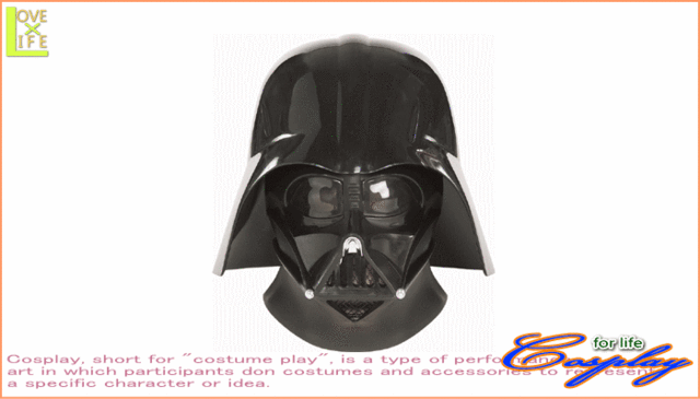 【グッズ】【41R99】コレクター　ダースベイダー マスク (スターウォーズ)【かぶりもの】【STARWARS】【仮装】【パーティ】黒光りがリアの通販は