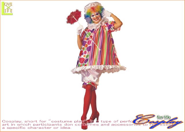 【レディ】【15R345】ベティー ブライト ピエロ【クラウン】【道化師】【仮装】【パーティ】【ハロウィン】ぷっくりカラフル!!ユーモアたの通販は 7,993円