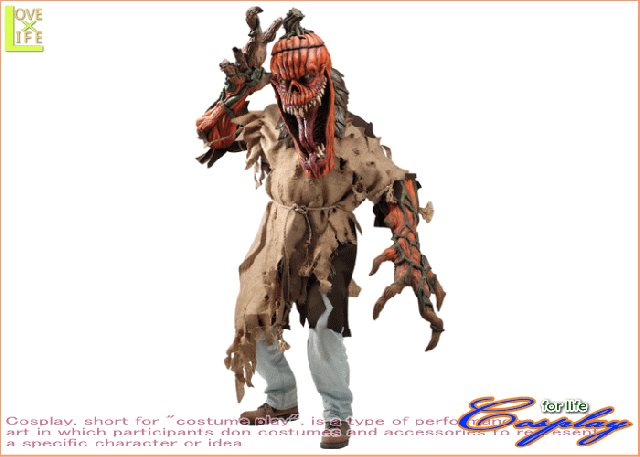 【メンズ】【73R235】ダーク　パンプキン【かぼちゃ】【オバケ】【仮装】【パーティ】【ハロウィン】ダークデザインのパンプキンコス♪☆