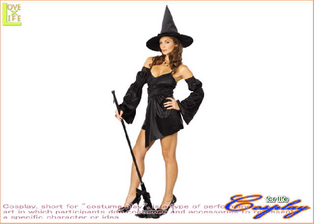 【レディ】【88R8522】ブラック コルドロン【魔女】【魔術師】【仮装】【パーティ】【ハロウィン】ちょっとセクシーなシークレットウィッ