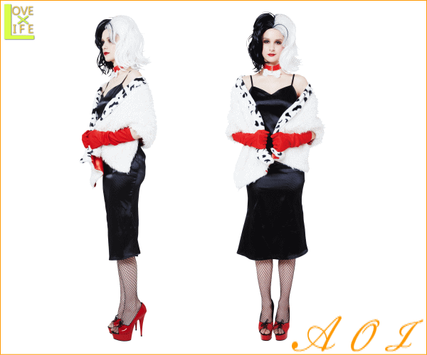 レディ】モノトーンバッドデビル【クルエラ】【魔女】【童話】【グリム