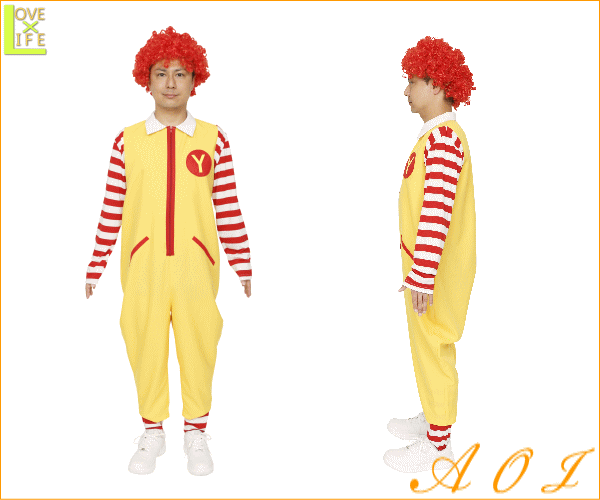 メンズ イエローアフロマン ファストフード ドナルド マクドナルド 仮装 衣装 コスプレ コスチューム ハロウィの通販はau Pay マーケット ワールドショップ