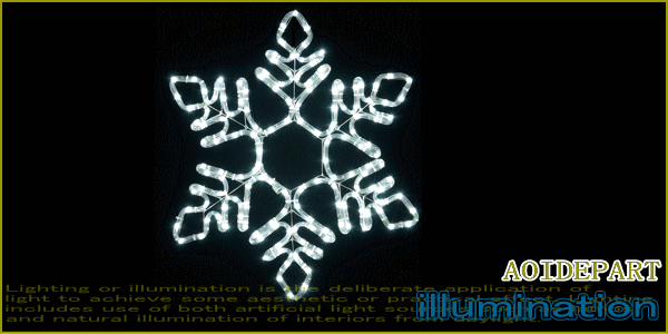 【新商品】LEDイルミネーション　LEDモチーフ スノーフレーク【中・白】♪クリスタルな輝きが新鮮！ロマンチックで抜群の存在感♪【大人気】【クリスマス】【LED】【イルミネーション】【電飾】【送料無料】【2010イルミ_debut】【2010イルミ_led】【2010イルミ_eco】の通販は 29,700円