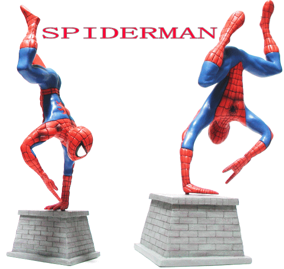 Spiderman スパイダーマン バランス レジンオブジェ どっしりとした重量感で作りもgood カッコイイです の通販はau Pay マーケット ワールドショップ