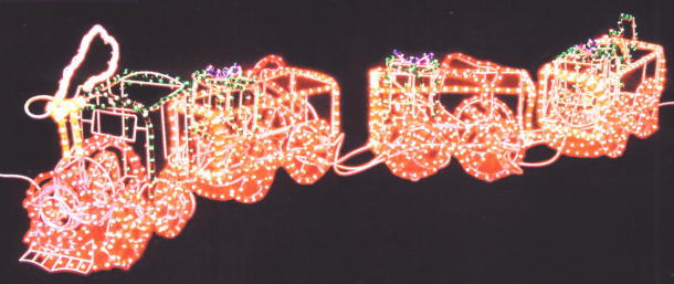 再入荷未定】汽車4連 イルミネーション【20 】【】【クリスマス