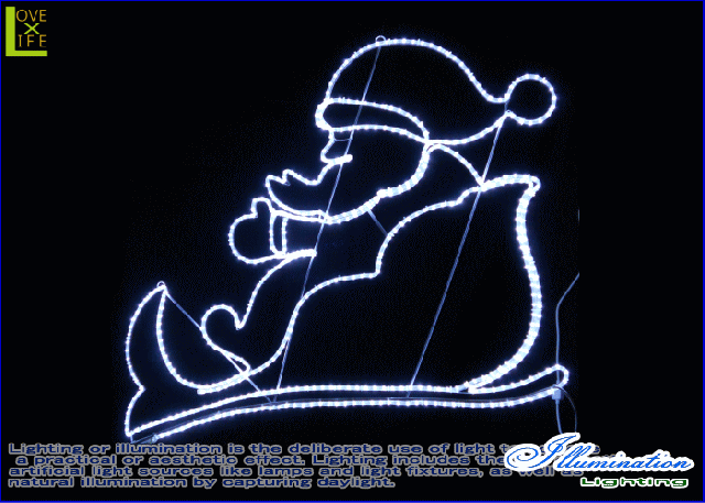 【LED】【イルミネーション】【大型商品】LEDクリスタル サンタクロース【サンタ】【サンタさん】【平面】【壁掛け】【アート】【輝き】の通販は 29,920円