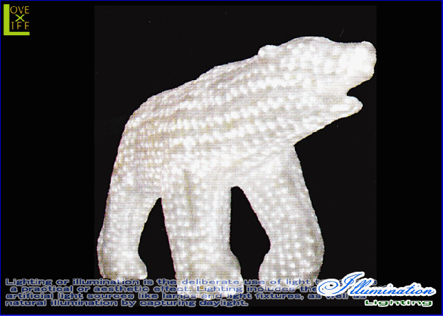 【LEDモチーフ】【20 】LED　クリスタル　白クマ【D】【ベアー】【3D】ハイクオリティーシリーズのくまさん♪全身にコーティング加工！輝