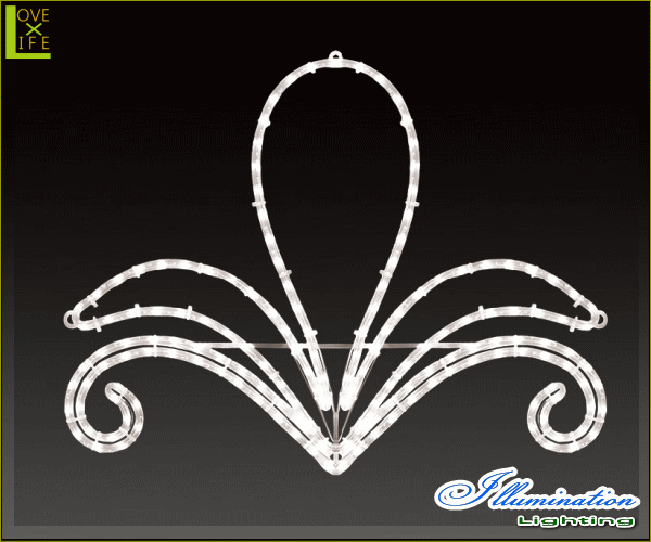 【LED】【ALRM-E(A)M-PL】【無限大】LEDロープライト エンブレム プラント【マーク】【ライン】【線】【組み合わせ】【連結】【モチーフ】【イルミネーション】【クリスタル】AOIデパートのイルミネーション【大人気】【電飾】【クリスマス】【省エネ】