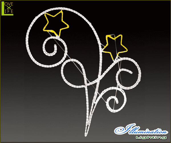 【LED】【ALRM-LV(A)-ST】【無限大】LEDロープライト スターラバーズ【マーク】【ライン】【線】【組み合わせ】【連結】【モチーフ】【イルミネーション】【クリスタル】AOIデパートのイルミネーション【大人気】【電飾】【クリスマス】【省エネ】【大大人気】 22,141円