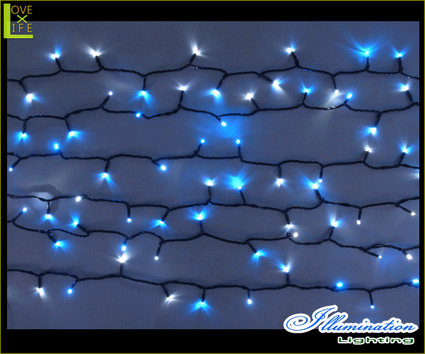【LED】ミルキーウェイ ライト【100球】【LEDライト】【天の川】【星空】2重チップで交互に美しく光ります 1本で200球分の光量のLEDイル_2