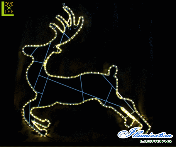 【LED】【2D】【モチーフ】【L2D(C)M283】LED ランディングトナカイ【壁掛け】【トナカイ】【アニマル】【ゴールド】かっこいいトナカイのシルエット AOIデパートのLEDイルミネーション【イルミネーション】【クリスマス】【電飾】【省エネ】【大人気】の通販は 11,704円