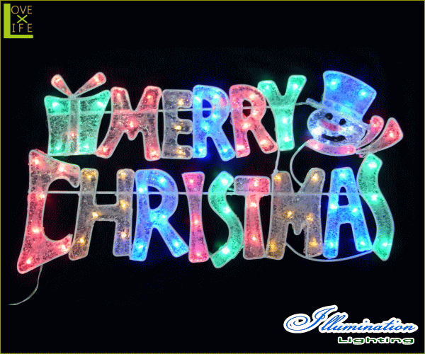 【LED】【2D】【モチーフ】【L2D(C)M285】LED カラフルメリークリスマス【壁掛け】【文字】【お菓子】【カラフル】お菓子でできたようなカラーリング AOIデパートのLEDイルミネーション【イルミネーション】【クリスマス】【電飾】【省エネ】【大人気】