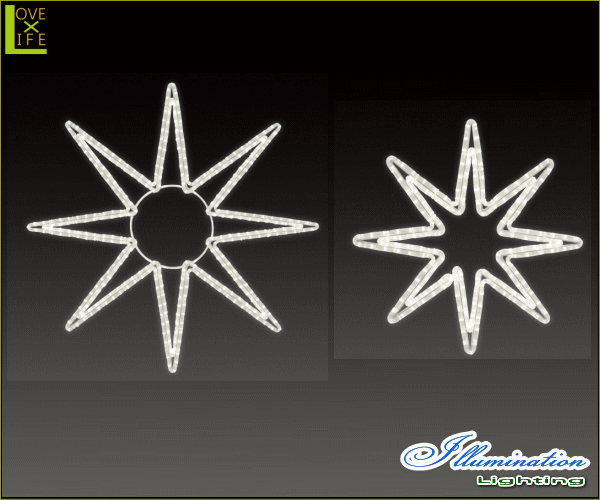 【LED】【イルミネーション】LEDロープライト オクタスターB【S】【右】【星】【輝き】【スター】【マーク】【ライン】【線】【組み合わせ】【連結】【モチーフ】【電飾】【クリスタル】【かわいい】【平面】今年もかわいいモチーフで飾りつけ 多種多様で飾りつけ無限大 12,320円