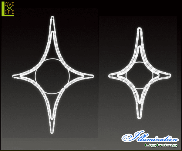 【LED】【イルミネーション】LEDロープライト テトラスターA【S】【右】【星】【輝き】【スター】【マーク】【ライン】【線】【組み合わせ】【連結】【モチーフ】【電飾】【クリスタル】【かわいい】【平面】今年もかわいいモチーフで飾りつけ 多種多様で飾りつけ無限大 16,720円