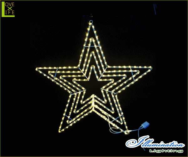 【イルミネーション】【大型商品】LED ビッグスター【電球色】【星】【大きい】【スター】【流れ星】【2Ｄ】【装飾】【飾り】【アート】【輝き】【電飾】【モチーフ】【クリスマス】【クリスタル】【かわいい】今年もキュートなモチーフが多数新登場 かわいく飾り付け