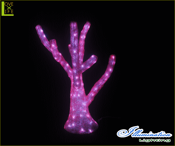 LED】【イルミネーション】【大型商品】LEDクリスタルグロー 紅サンゴ