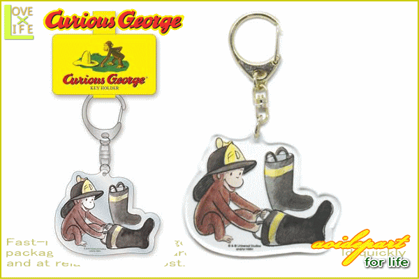 おさるのジョージ アクリルキーホルダー 消防士 キーホルダー キーチェーン ひとまねこざる グッズ キャラ 絵本 の通販はau Pay マーケット ワールドショップ
