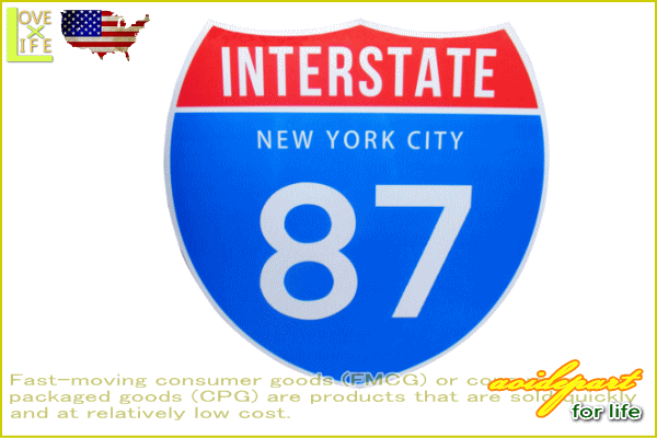 【アメリカ製】【TRAFFIC SIGN】ハイウェイサインボード【NEW YORK CITY】【L】【高速】【看板】【米国交通局】【雑貨】【アメリカン雑貨の通販は