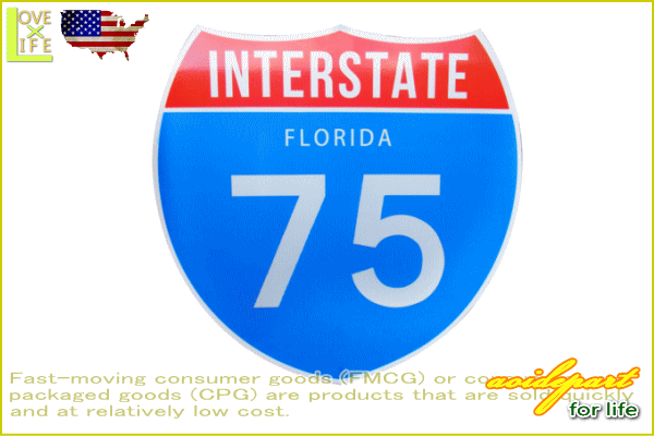 【アメリカ製】【TRAFFIC SIGN】ハイウェイサインボード【FLORIDA】【L】【高速】【看板】【米国交通局】【雑貨】【アメリカン雑貨】【ア