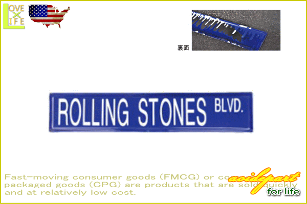 【ENAMEL SIGN】ホーロー製看板【ROLLING STONES】【サイン】【看板】【地名】【雑貨】【アメリカン雑貨】【アメリカ雑貨】【アメリカ】